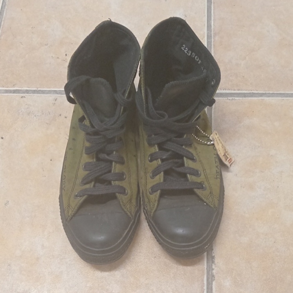 Men's Converse Chuck Tailor Sailor Jerry" Death Or Glory Green High-Top Sneakers